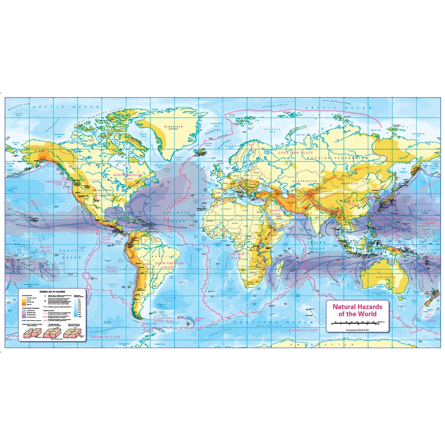Natural Hazards Of The World Map