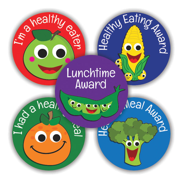 Healthy Eating Stickers 125Pk