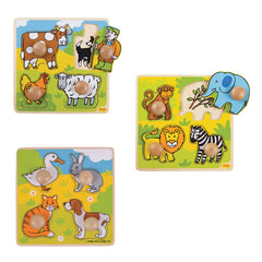 My First Peg Puzzles Animals