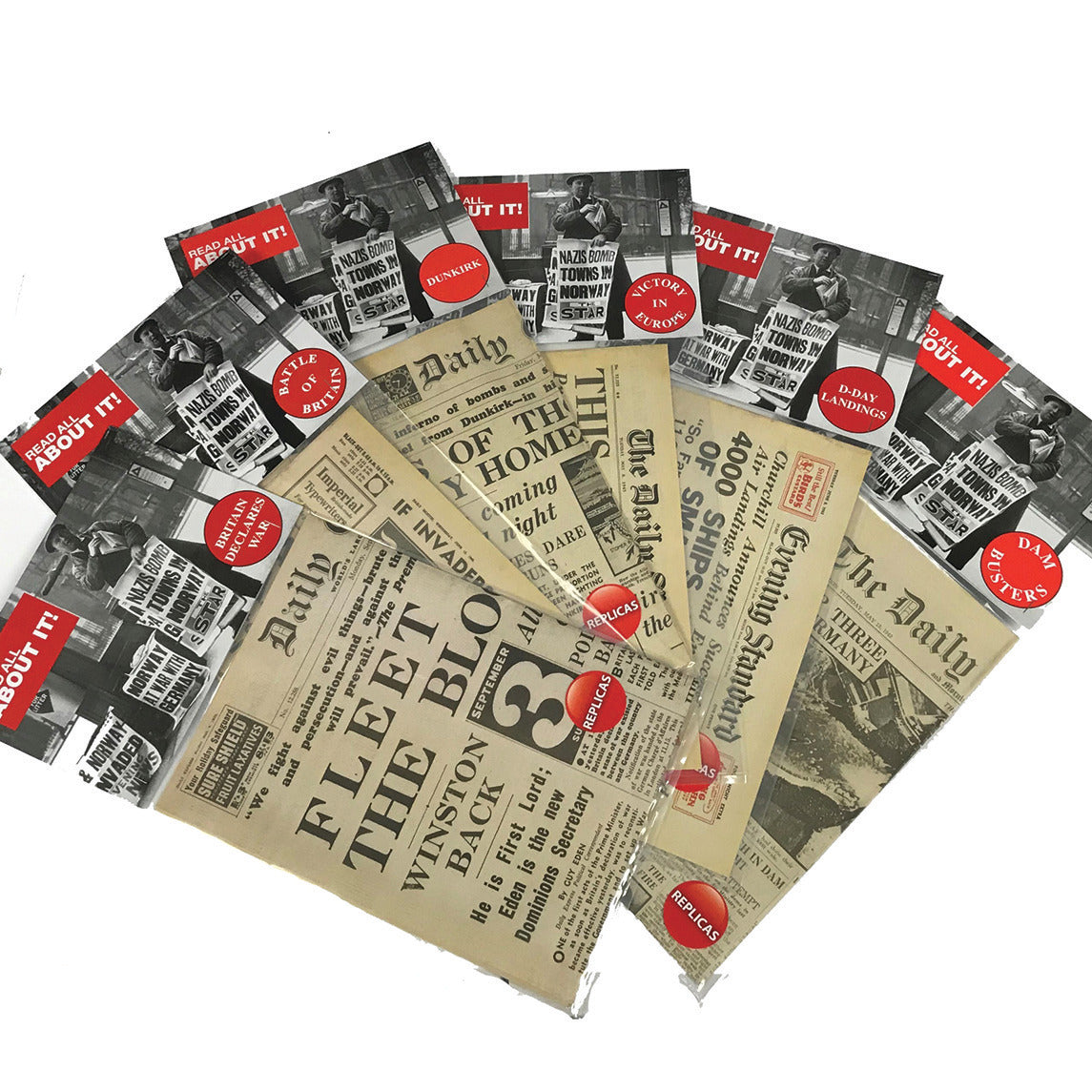 World War 2 Newspaper Pack