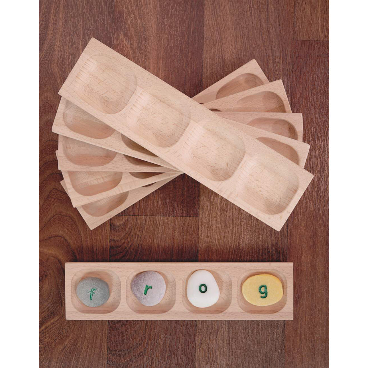 4 - Pebble Word Blding Trays 6 Set