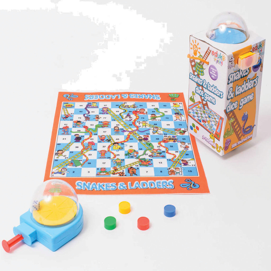 Mini Dice Game Snakes &Amp; Ladders
