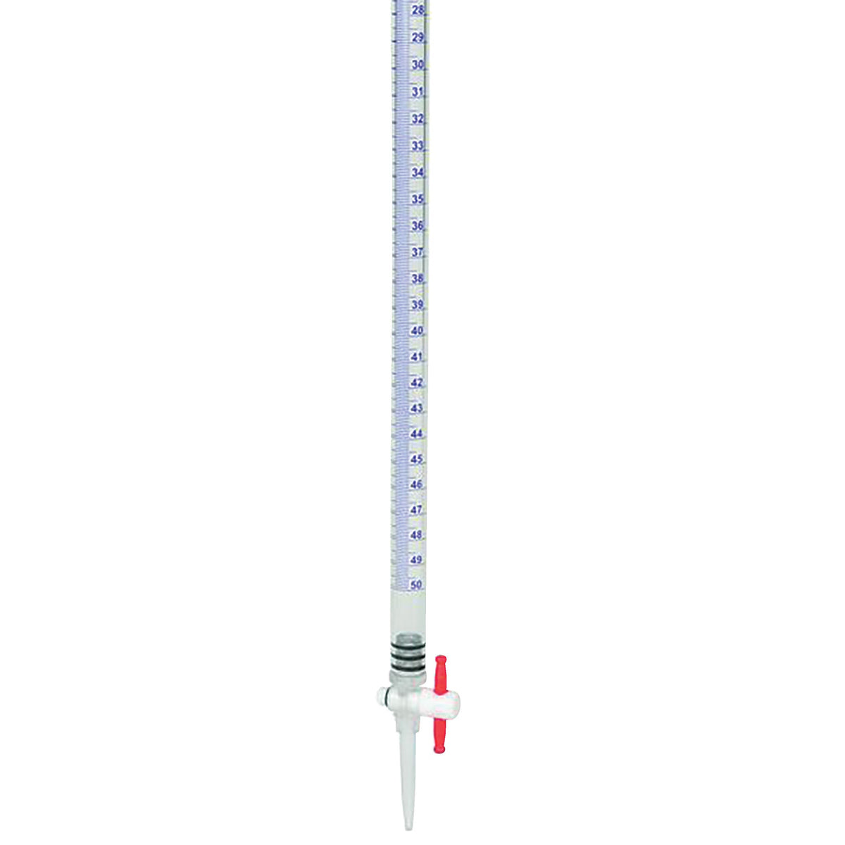 Burette Acrylic Ptfe S/Cock 25X0.1M