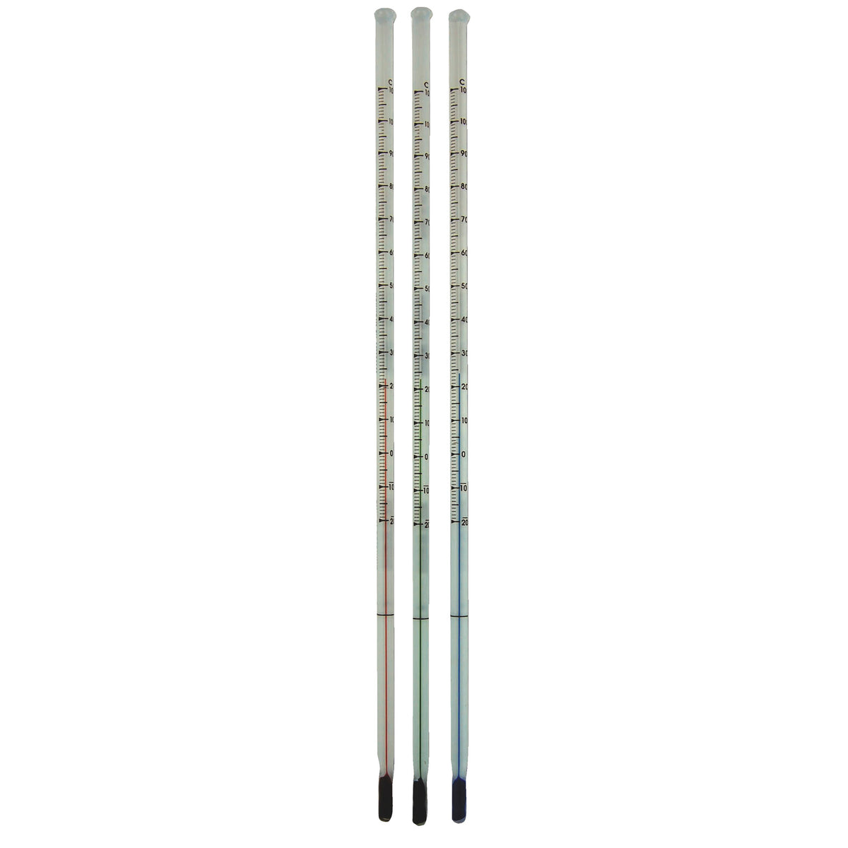 Thermometer 155Mm -10/110C Blue Fil