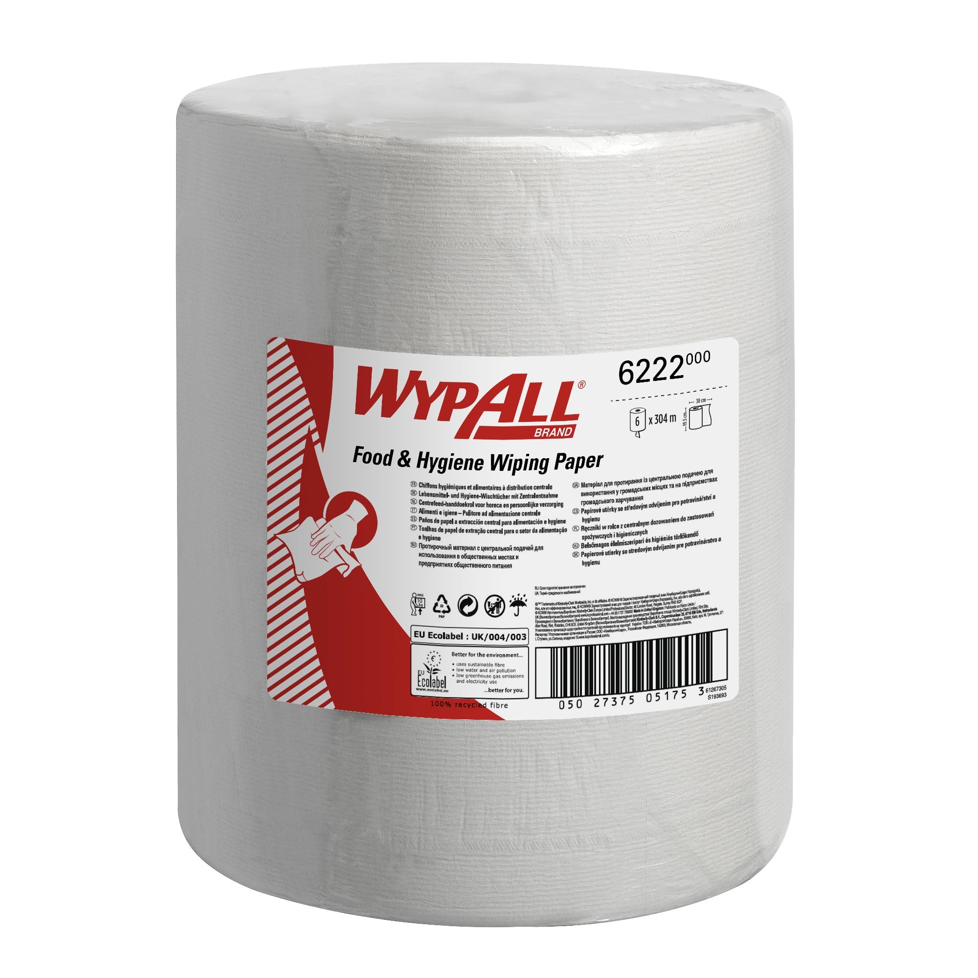 Wypall L10 Centrefeed6222 Wht Case6