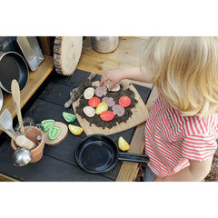 Sensory Play Stones Pizza Topping
