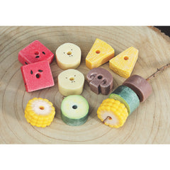 Sensory Play Stones Threading Kebab