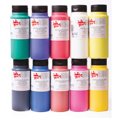 Scola Acrylic Paint Asst 500Ml Pk10