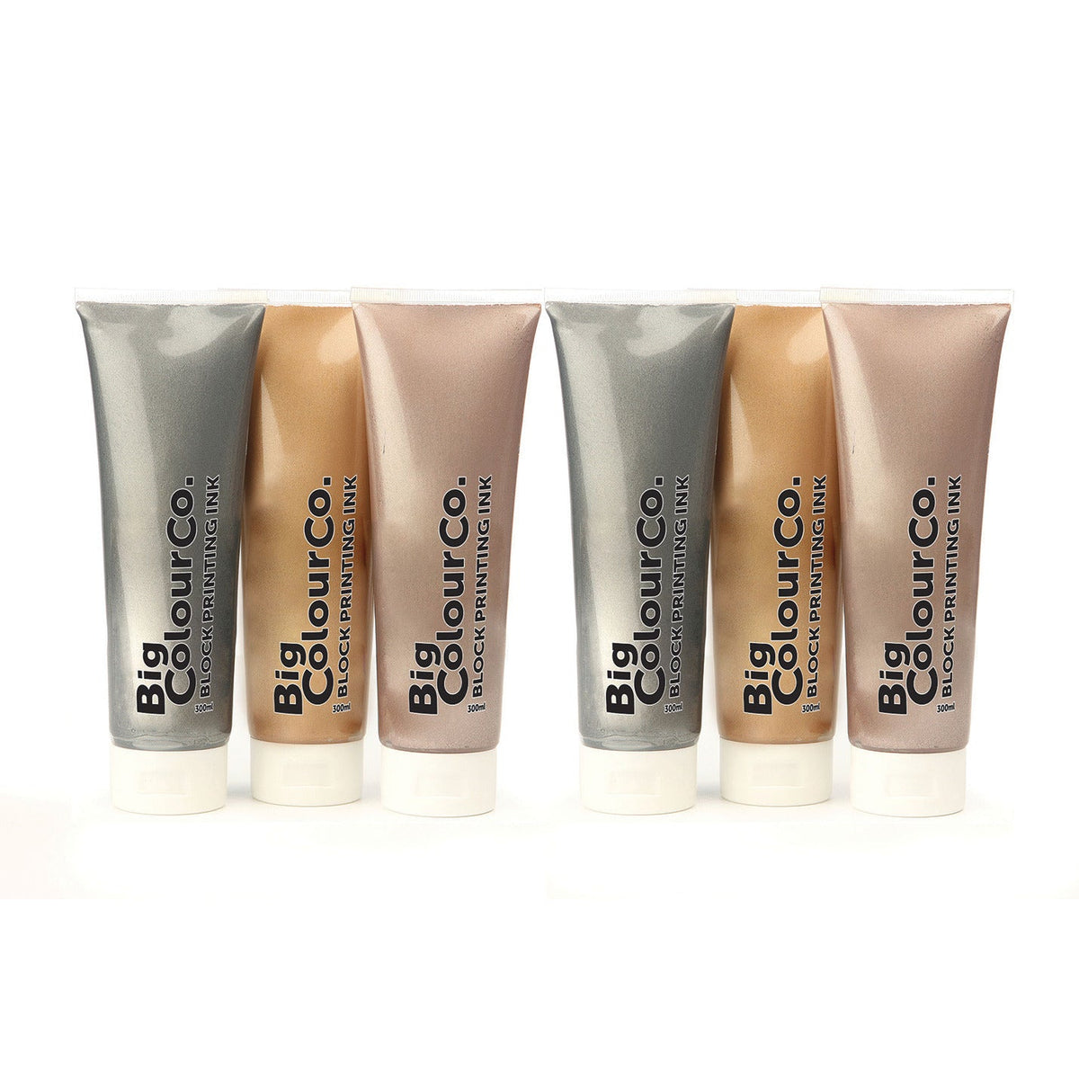 Ink Block Print Metallic 300Ml Pk6