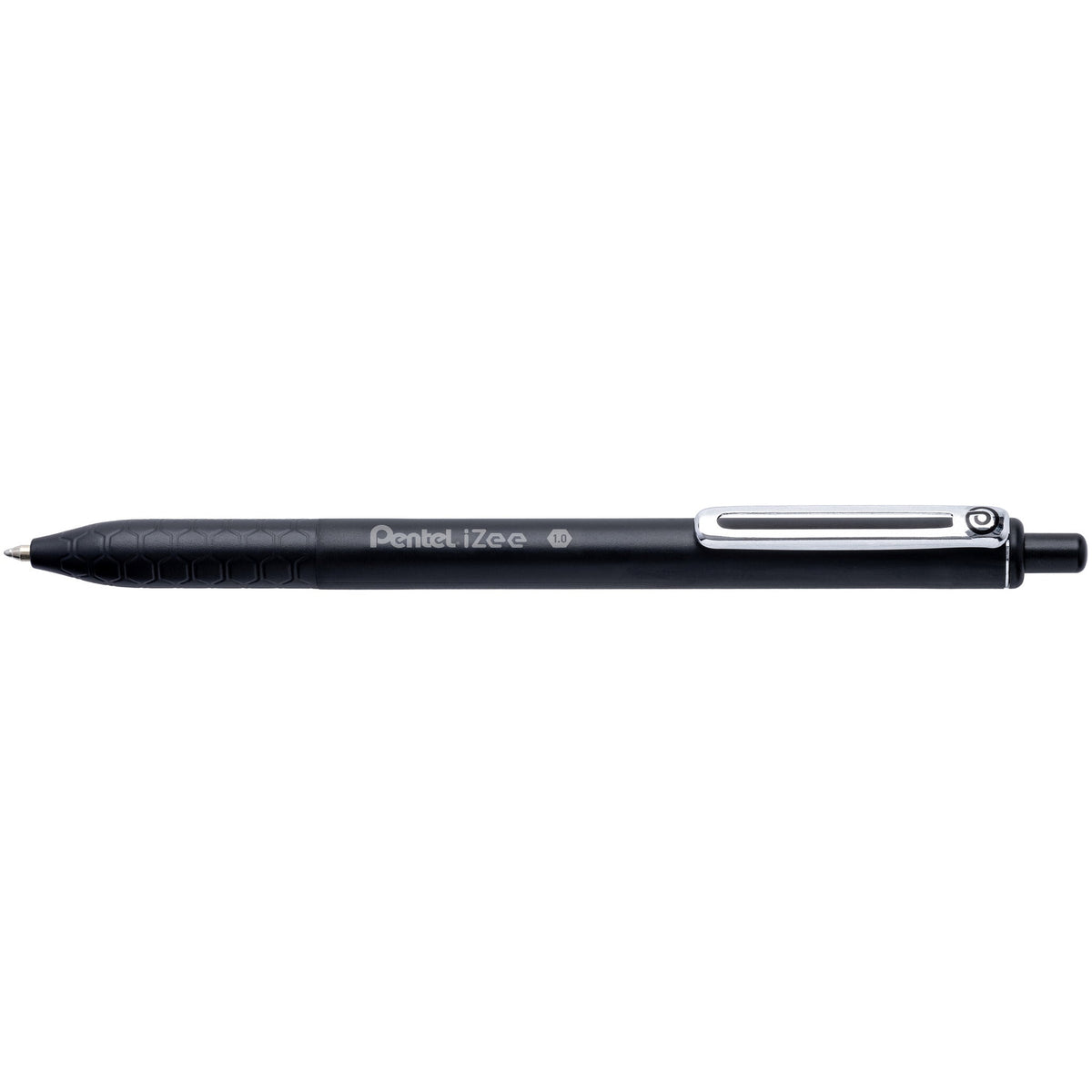 Pentel Izee Pen Retract Pk12 Black