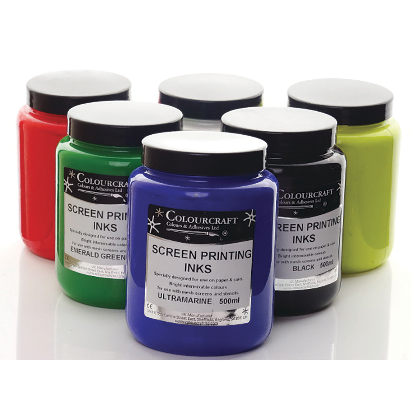 Screen Print Inks Paper 500Ml Pk6