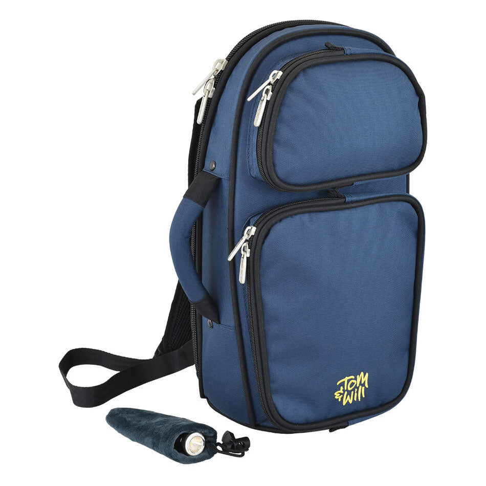 Tom & Will cornet gig bag - Blue with blue interior