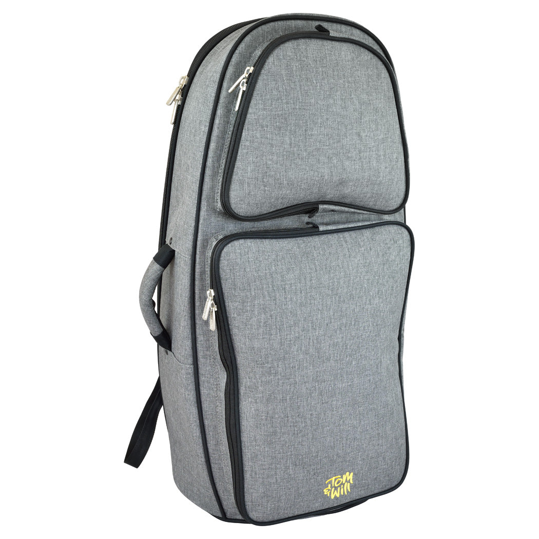 Tom & Will euphonium gig bag - Grey with red interior