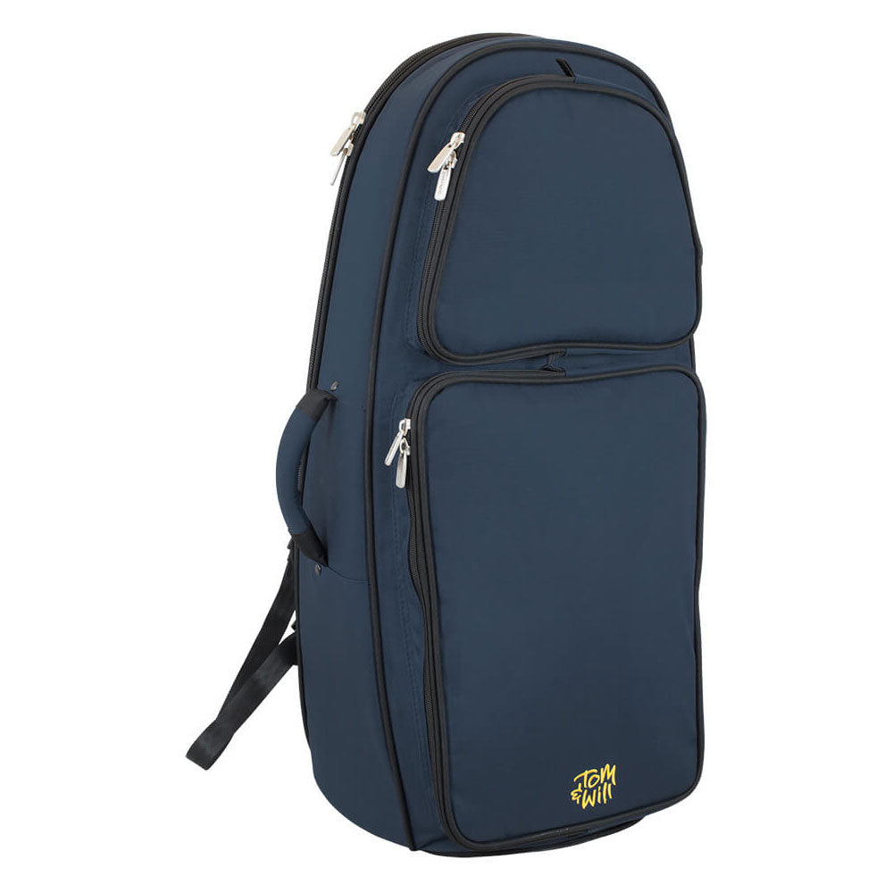 Tom & Will euphonium gig bag - Blue with blue interior