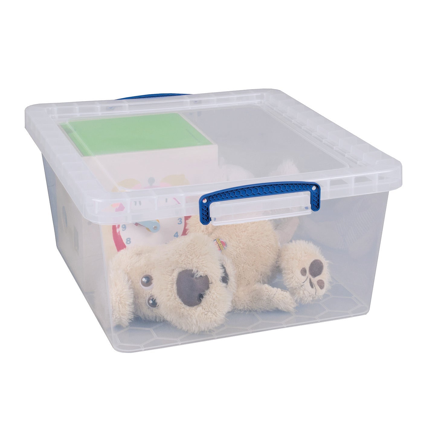 17.5L Nestable Box Pk3 Clear