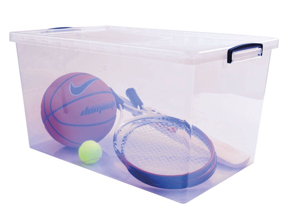 83L Nestable Box Pk3 Clear