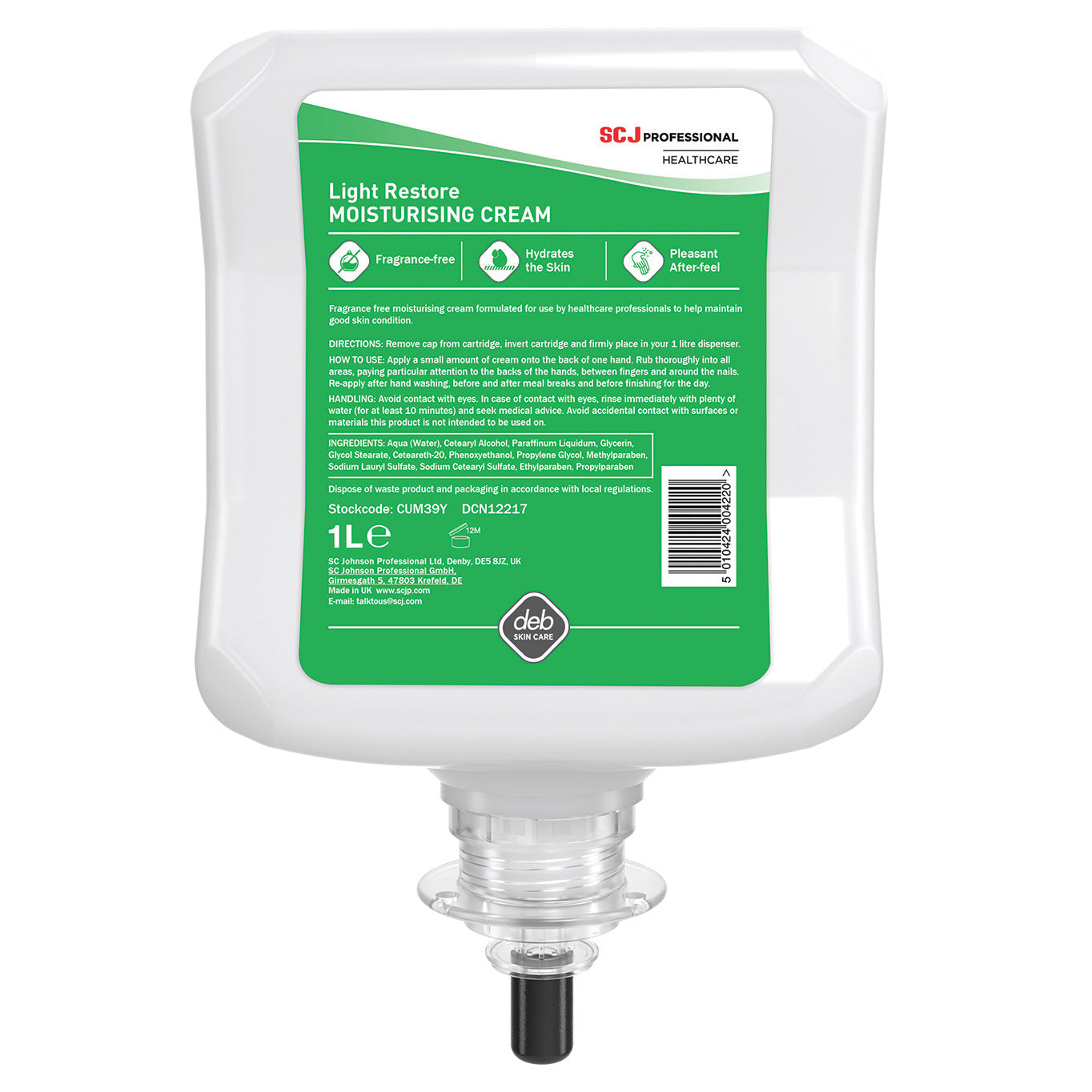 Deb Cutan Moisturising Cream 1L