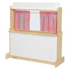 DRAMATIC PLAY CENTER W/MAGNETIC DRY ERASE BOTTOM PANEL