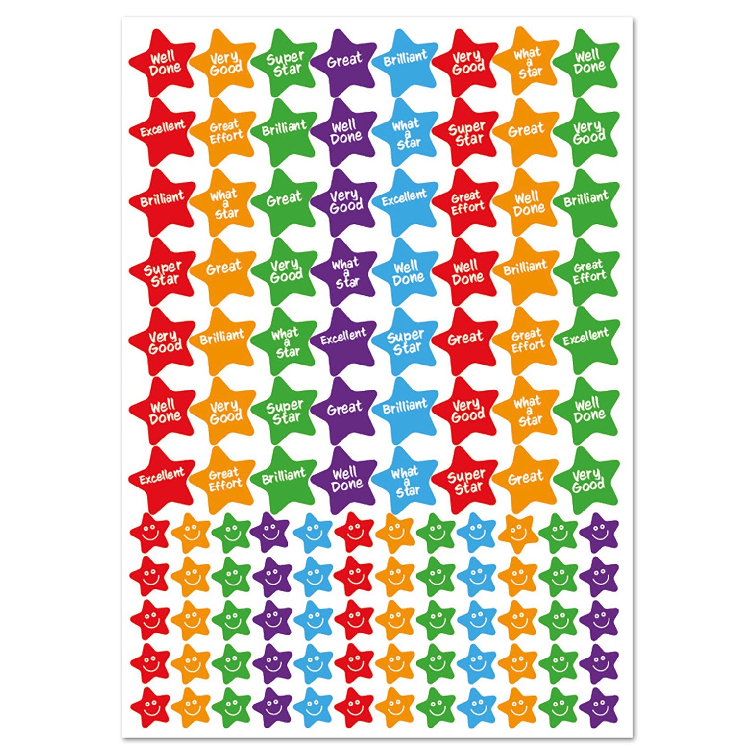 Stickers Asst 280X24Mm & 300X10Mm