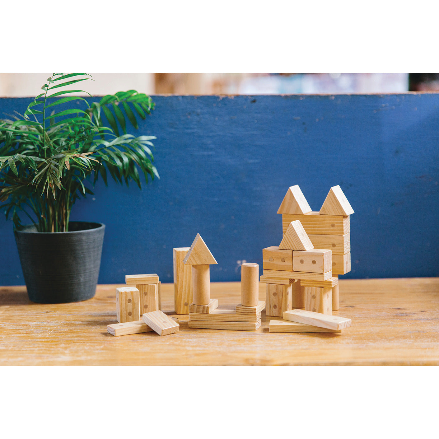 Polydron Mag Wooden Blocks Pk30