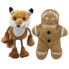 Gingerbread Man + Fox Puppets