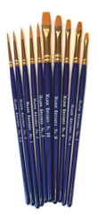 Brushes Synth Asst Sizes Pk10
