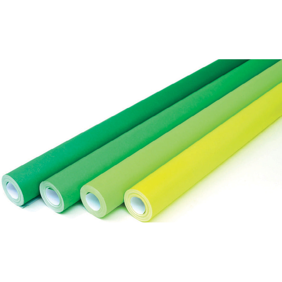 Fadeless Paper Rolls 15M Greens Pk4