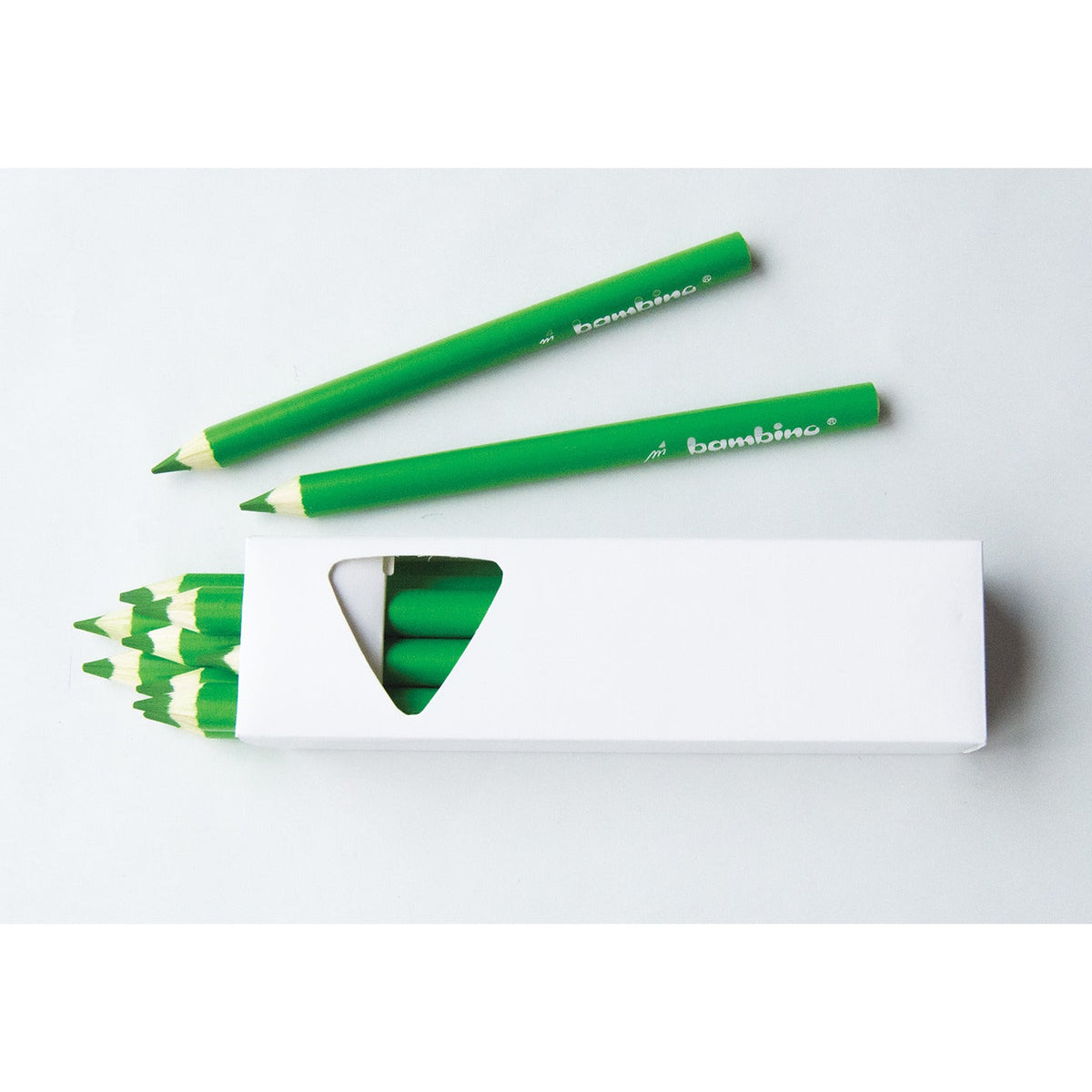 Bambino Tri Jumbo Pencil Green Pk12