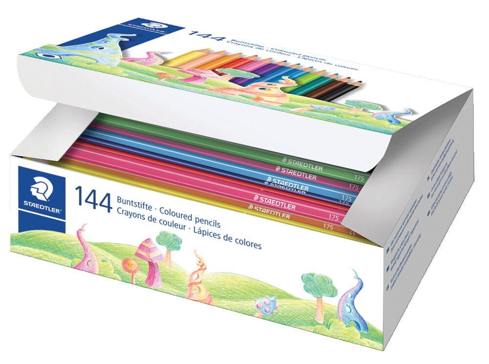 Staedtler Col Pencil Pk144 Woodfree