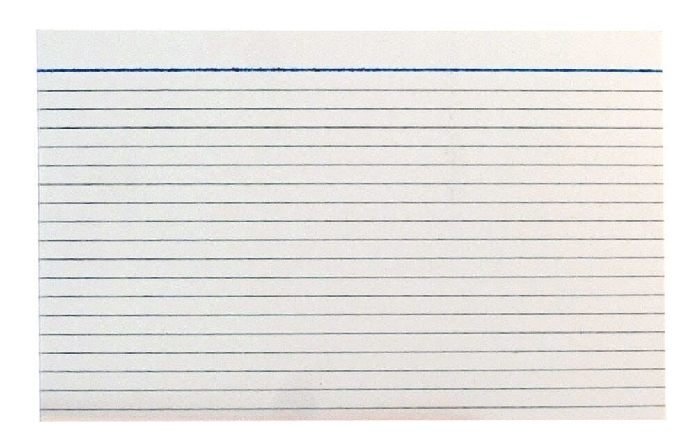 Index Card 127X76Mm Pk1000