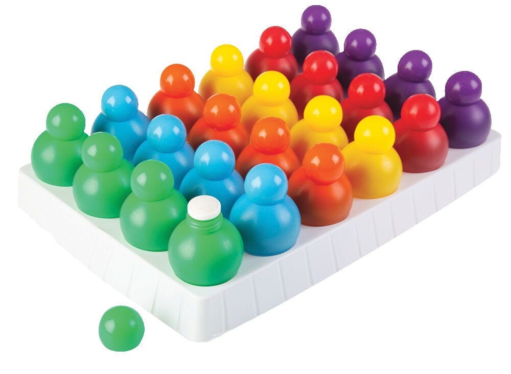 Craft Dabbers In Tray Pk24