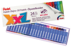 Pentel Xxl Oil Pastel Asstd Pk Pk24