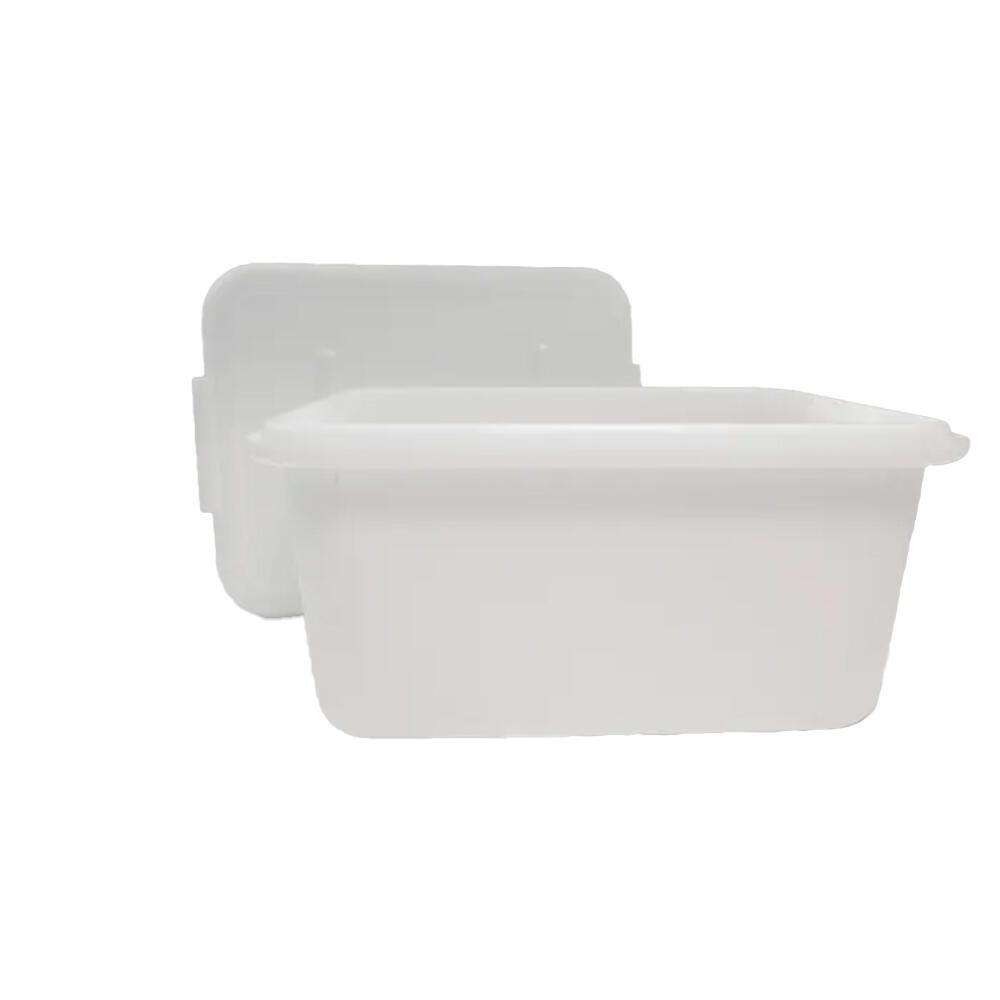 SCHOOL SMART LARGE STORAGE BIN WITH NON-SNAP LID - 15 QT - TRANSLUCENT