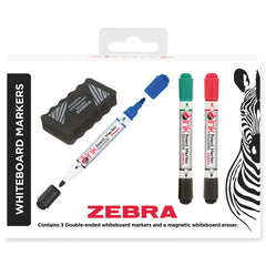 Zebra Dlbe-End Marker Pk3