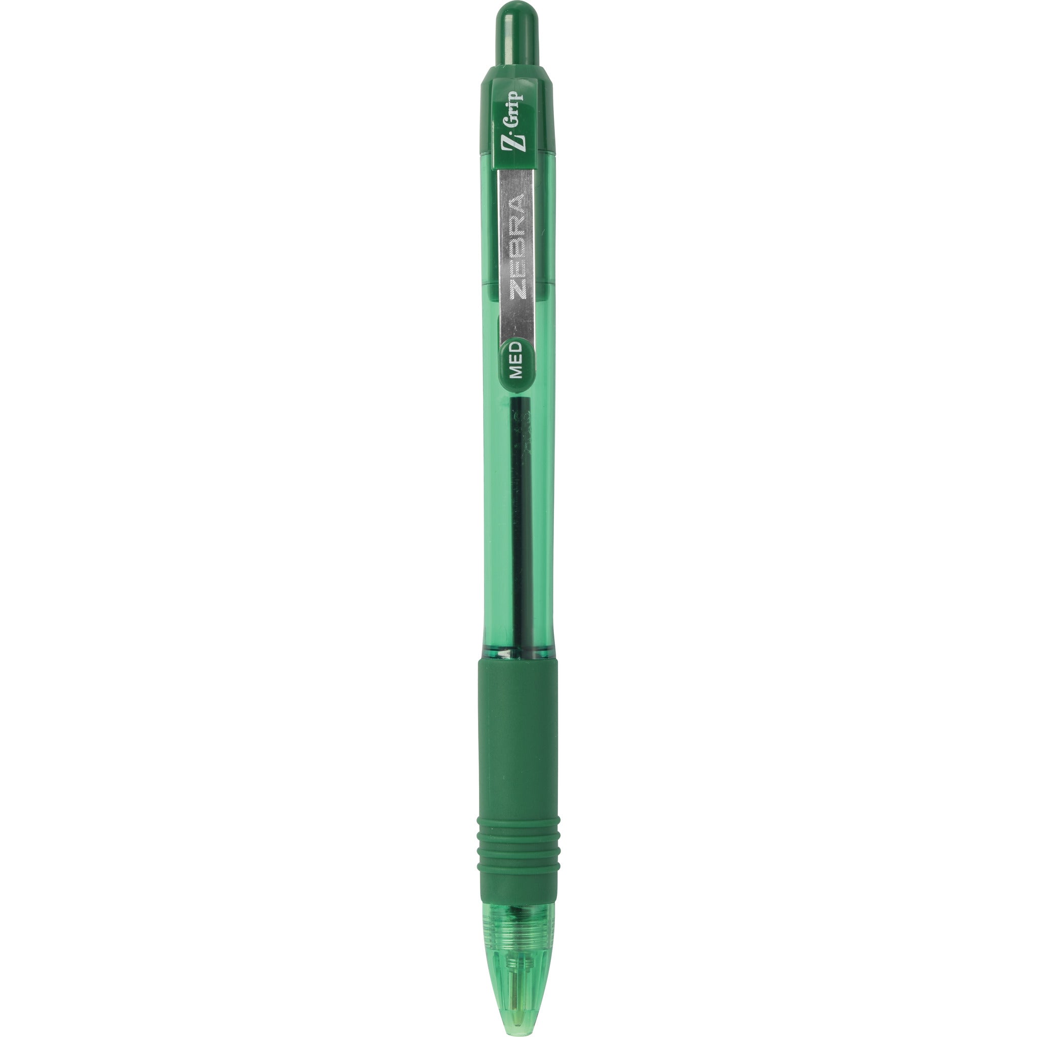 Zebra Z Grip Pen Pk12 Green
