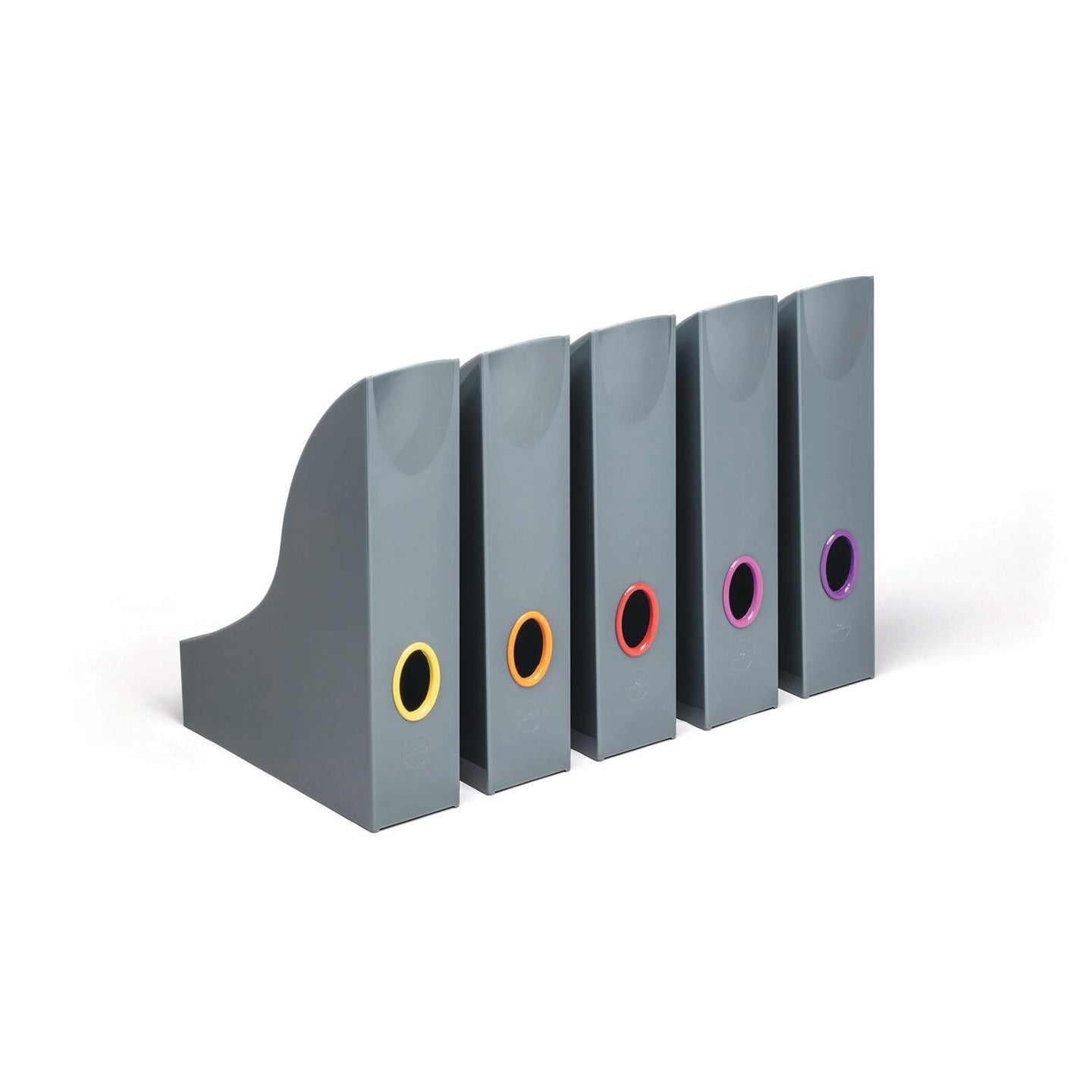 Magazine Files Asst Cols Pk5