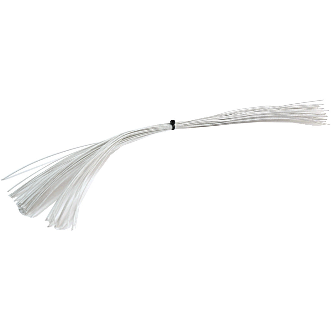 Wire Craft Paper Covered White Pk60