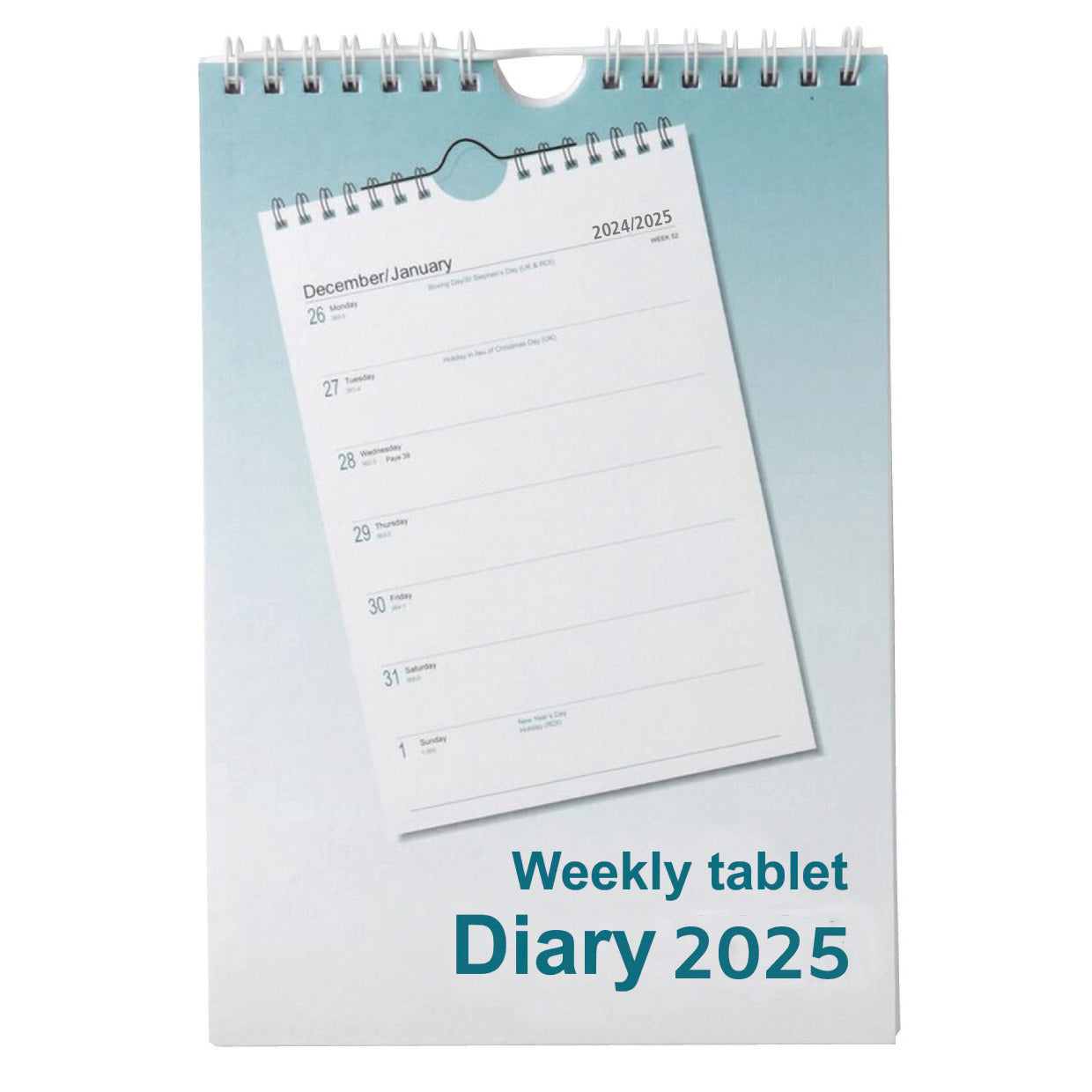 Tablet Style Diary 2025
