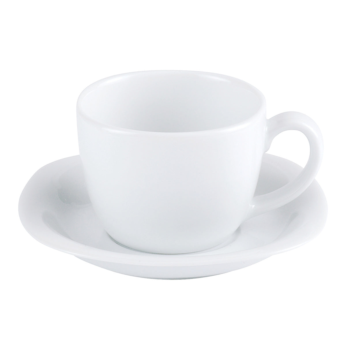 Tea Cup White Square 22Cl 8Oz