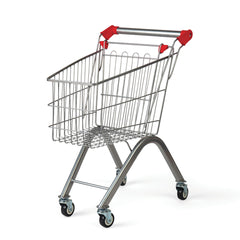 Play Shopping Trolley Red Metal