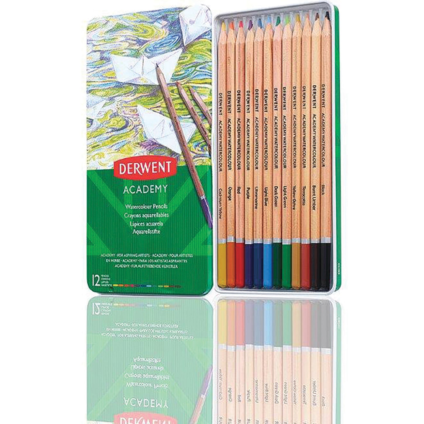 Pencils Watersoluble Tin12