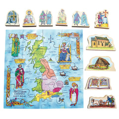 King Alfred Anglo Saxons Jigsaw Set