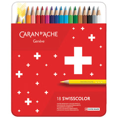 Colour Pencil Swisscolor Tin Of 18