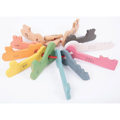 Rainbow Wooden Keys Pk11