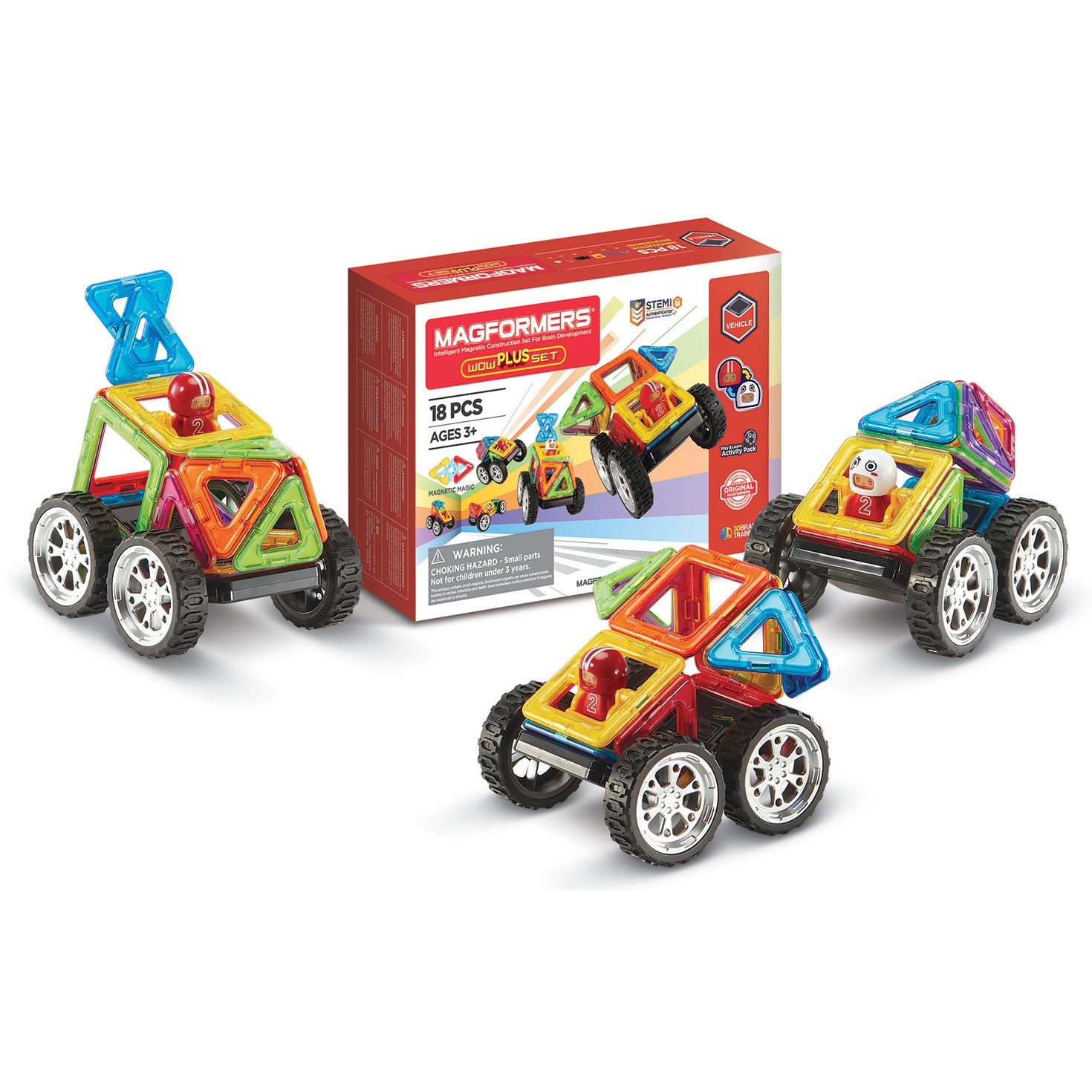 Magformers Wow+ Set With Cards