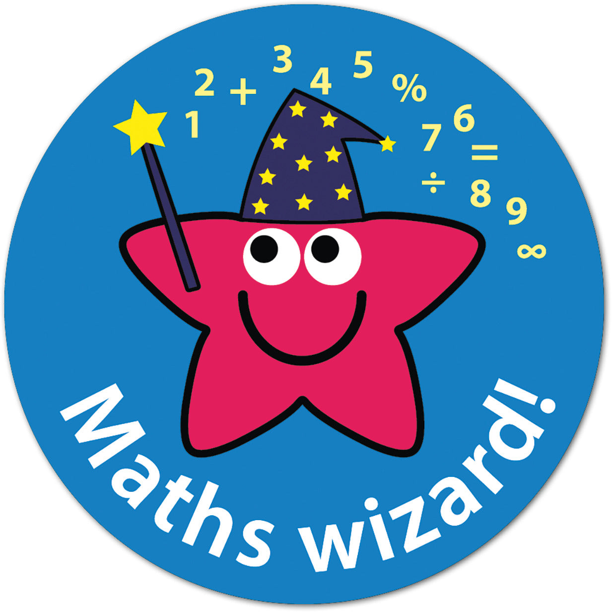 Maths Wizard Stickers 1 Pk