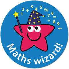 Maths Wizard Stickers 1 Pk