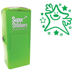 Stamper Smiley Star Green