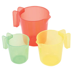 Translucent Colour Nesting Jugs Pk3