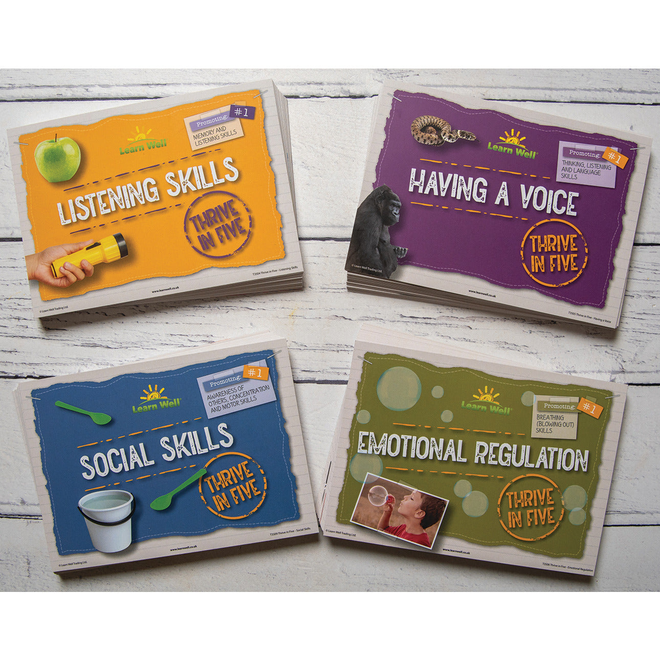 Thrive In Five (Set Of 4)